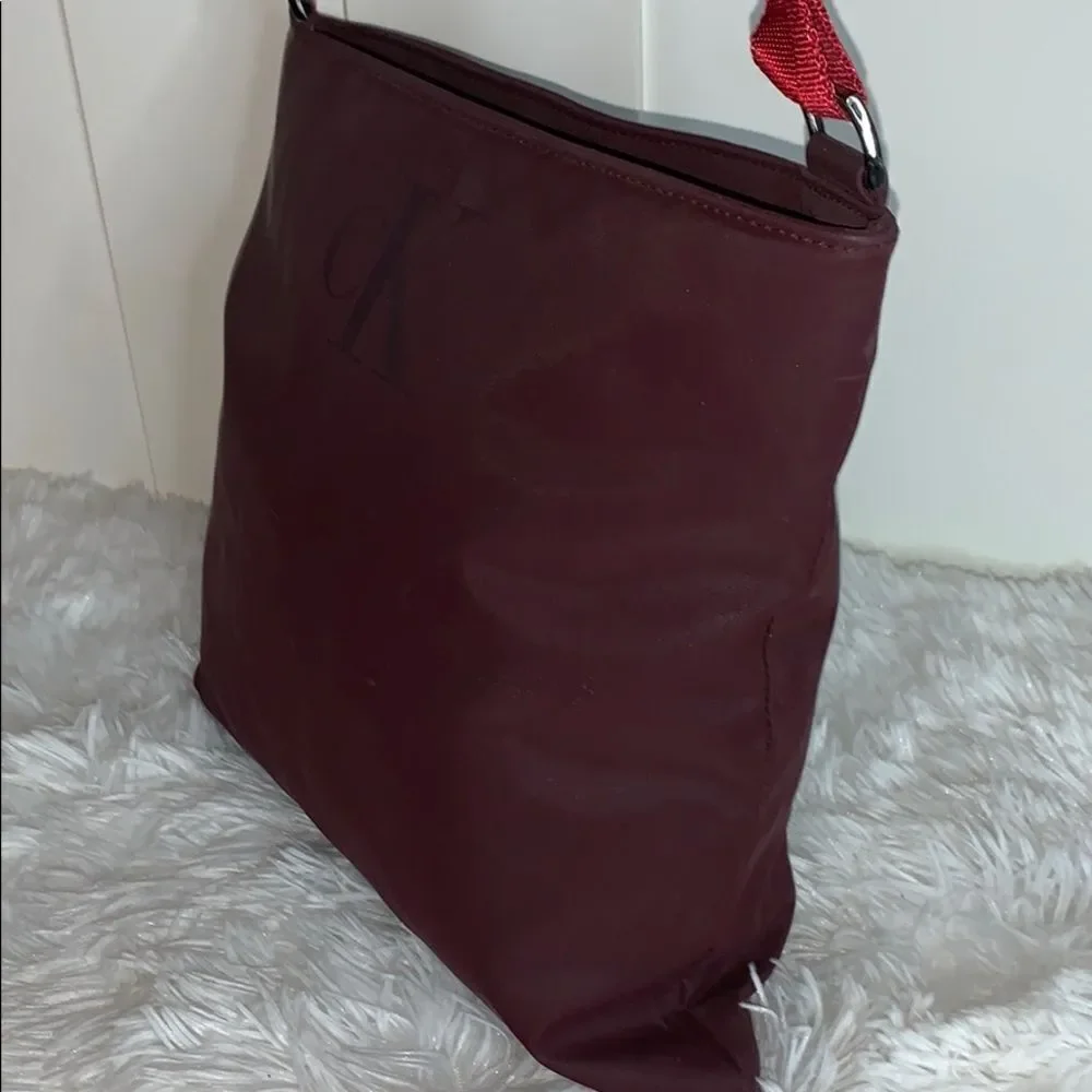 Calvin Klein Burgundy Crossbody